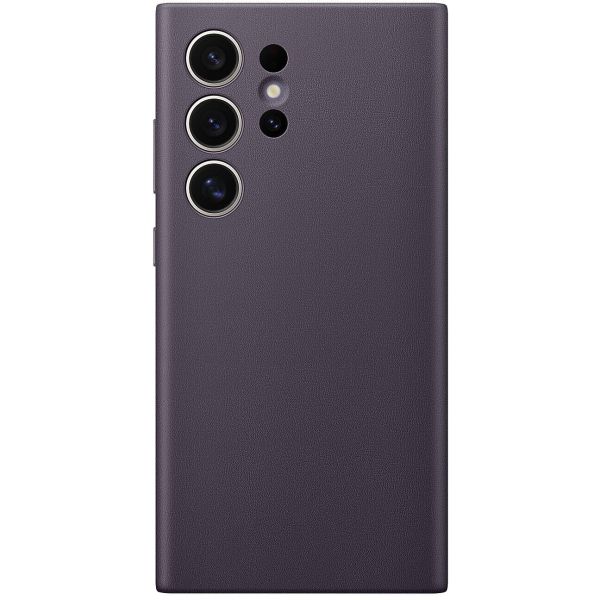 Чохол-накладка Samsung Vegan Leather Case для Samsung Galaxy S24 Ultra SM-S928 Dark Violet (GP-FPS928HCAVW)