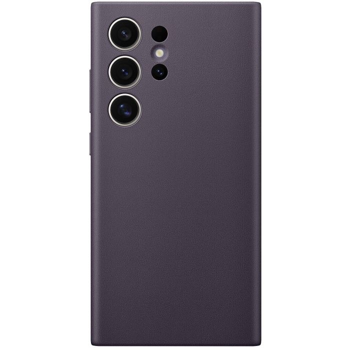 Чохол-накладка Samsung Vegan Leather Case для Samsung Galaxy S24 Ultra SM-S928 Dark Violet (GP-FPS928HCAVW)