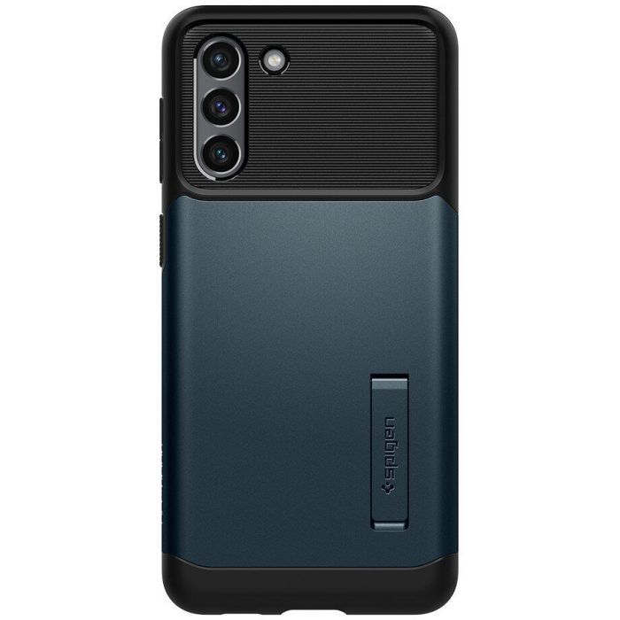 Чохол-накладка Spigen Slim Armor для Samsung Galaxy S21 SM-G991 Metal Slate (ACS02444)
