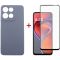 Чохол-накладка Dengos для Motorola G15/G15 Power Grey Full Glue (DG-KM-147) + захисне скло