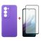 Чохол-накладка Dengos Carbon для Xiaomi Redmi 15 Purple (DG-KM-164) + захисне скло