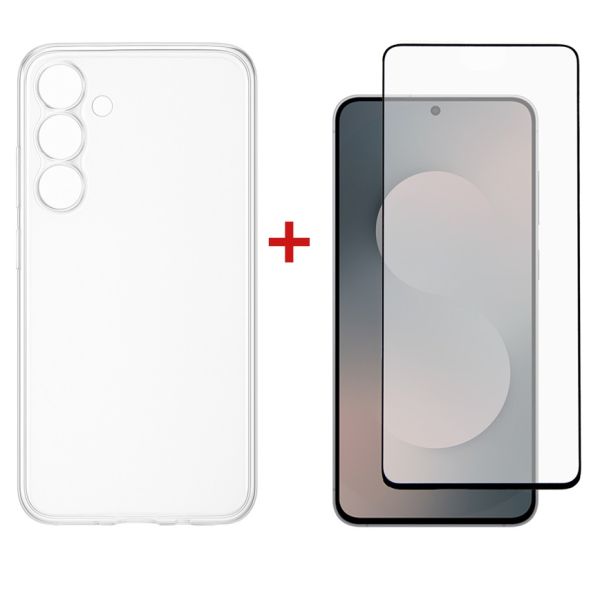Чохол-накладка Dengos Soft для Samsung Galaxy S25 FE SM-S731 Clear (DG-KM-172) + захисне скло