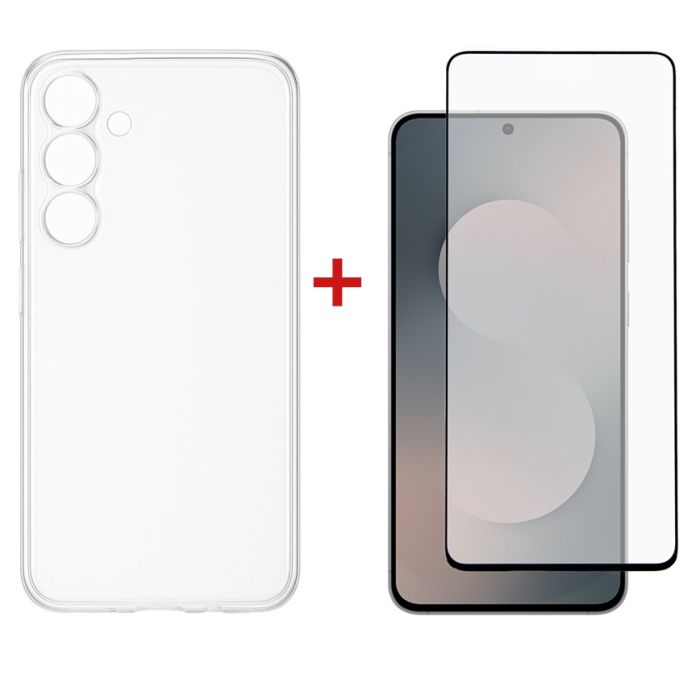 Чохол-накладка Dengos Soft для Samsung Galaxy S25 FE SM-S731 Clear (DG-KM-172) + захисне скло