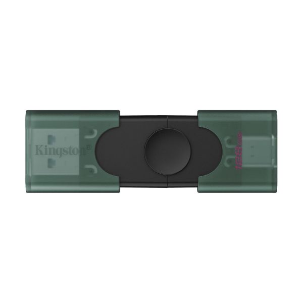 Флеш-накопичувач USB3.2 128GB Type-C Kingston DataTraveler Duo Green (DTDEG2/128GB)