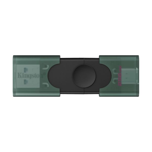 Флеш-накопичувач USB3.2 256GB Type-C Kingston DataTraveler Duo Green (DTDEG2/256GB)