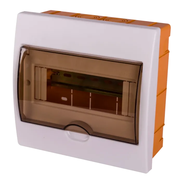 Enext e.plbox.stand.w.08k Корпус пластиковий 8-модульний вбудований