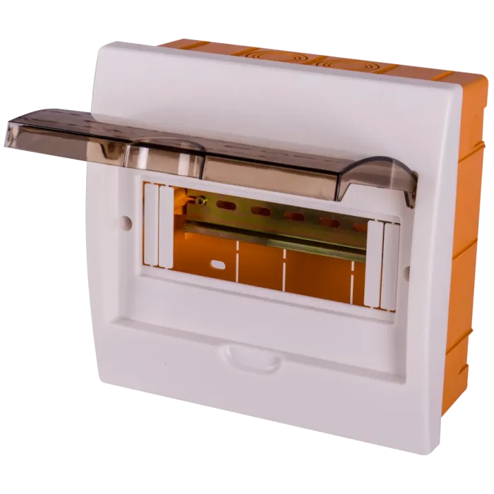 Enext e.plbox.stand.w.08k Корпус пластиковий 8-модульний вбудований