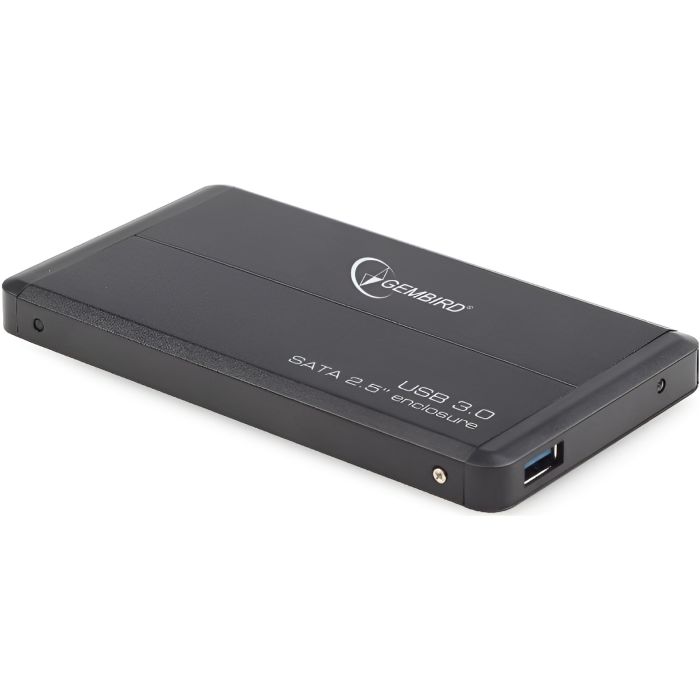 Зовнішня кишеня Gembird для підключення SATA HDD 2.5", USB 3.0, Black (EE2-U3S-2)