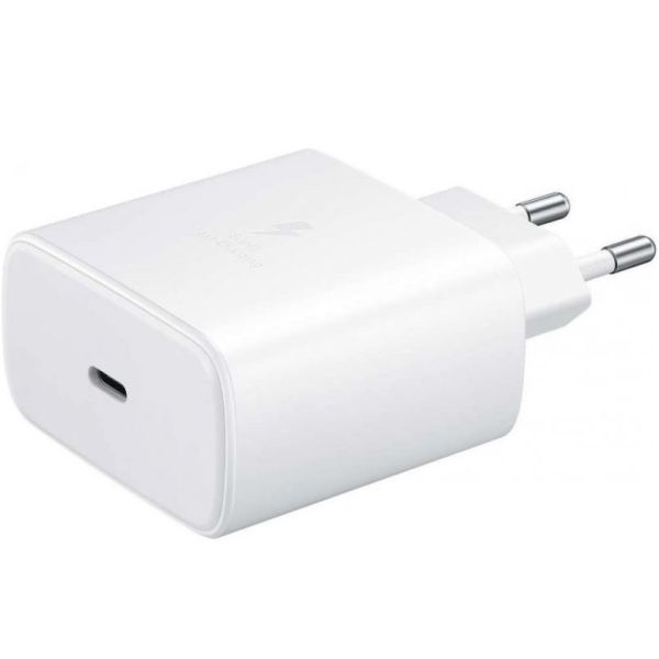 Мережевий зарядний пристрій Samsung EP-TA845 45W Type-C White (EP-TA845NWE) OEM