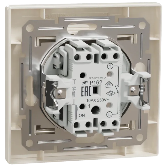 Schneider Electric Asfora EPH0100123 Вимикач одноклавішний самозатискний