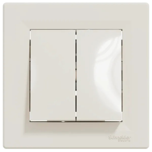 Schneider Electric Asfora EPH0300123 Вимикач двоклавішний самозатискний