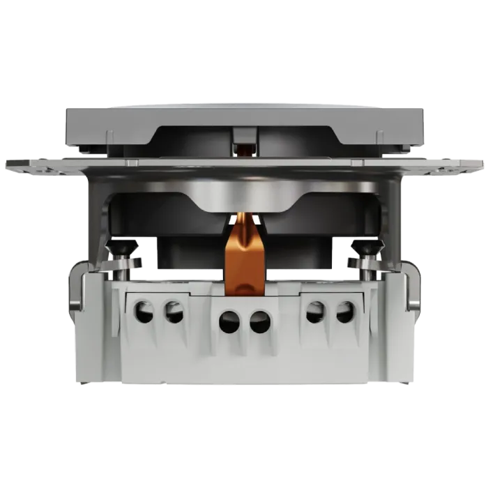 Schneider Electric EPH2900171 Asfora Розетка 220В антрацит, пластик, із заземленням, Schuko, без захисної кришки, без шторок, для врізного монтажу