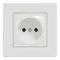 Schneider Electric ASFORA EPH3000121 Розетка одинарна без заземлення