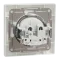 Schneider Electric ASFORA EPH3000121 Розетка одинарна без заземлення