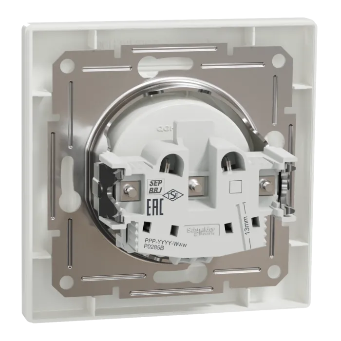 Schneider Electric ASFORA EPH3000121 Розетка одинарна без заземлення