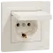 Schneider Electric Asfora EPH3100123 Розетка із кришкою, із заземленням