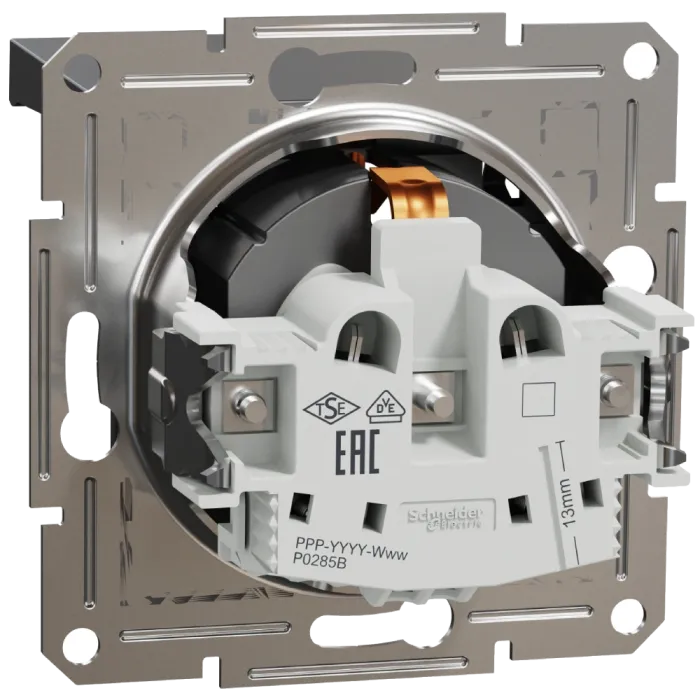 Schneider Electric Asfora EPH3100171 Розетка антрацит