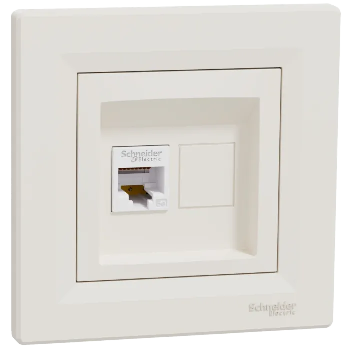 Schneider Electric Asfora EPH4300123 РОЗЕТКА КОМП'ЮТЕРНА RJ45 UTP КАТ. 5Е