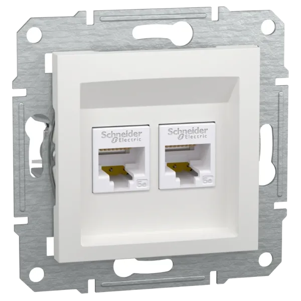 Asfora UTP 5E Розетка RJ45 подвійна