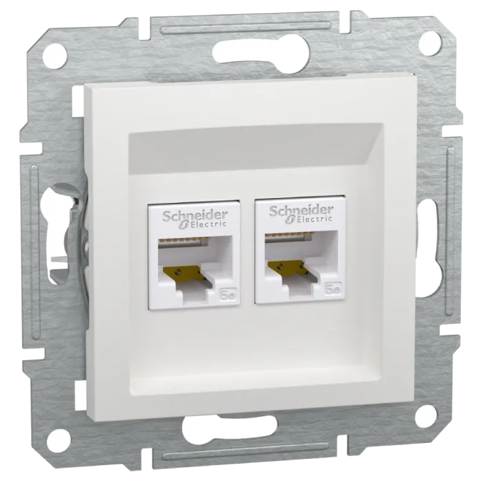Asfora UTP 5E Розетка RJ45 подвійна