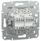 Asfora UTP 5E Розетка RJ45 подвійна