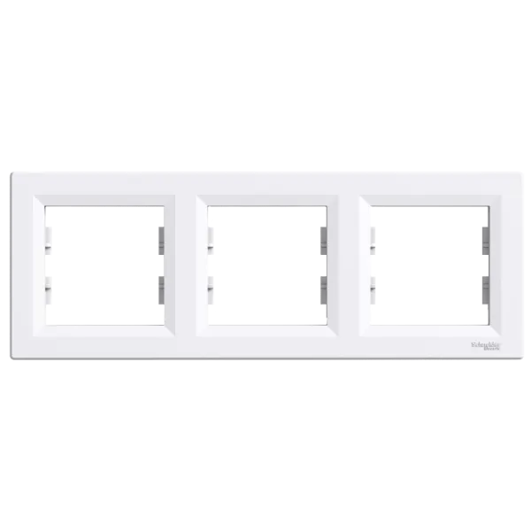 Schneider Electric ASFORA EPH5800321 Рамка 3-місна горизонтальна біла