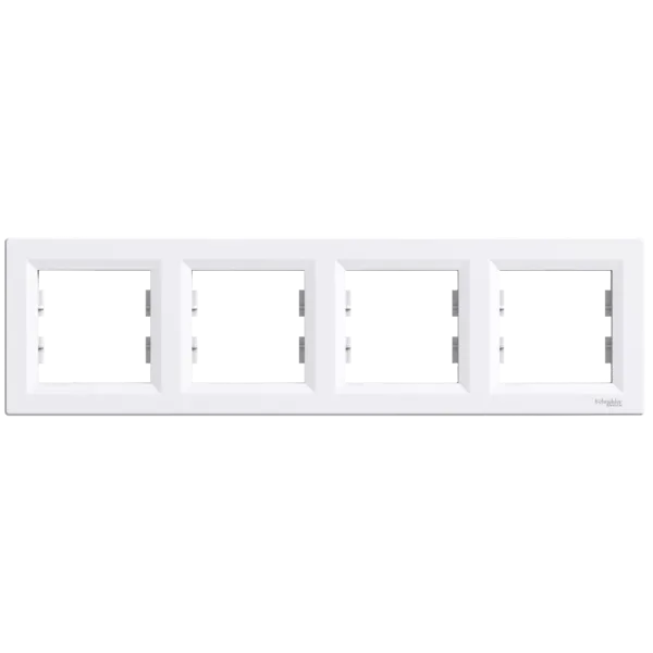 Schneider Electric ASFORA EPH5800421 Рамка 4-місна горизонтальна біла