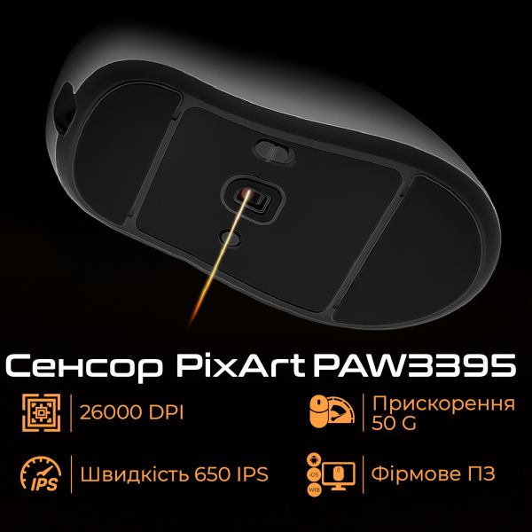 Миша бездротова RAWM ER21 White
