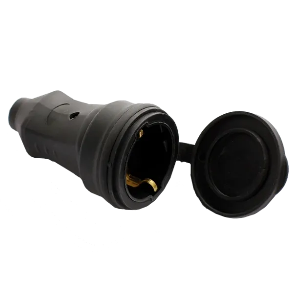 ERKA 5001 Штепсельний роз`єм з заглушкою 1*16 (каучук)