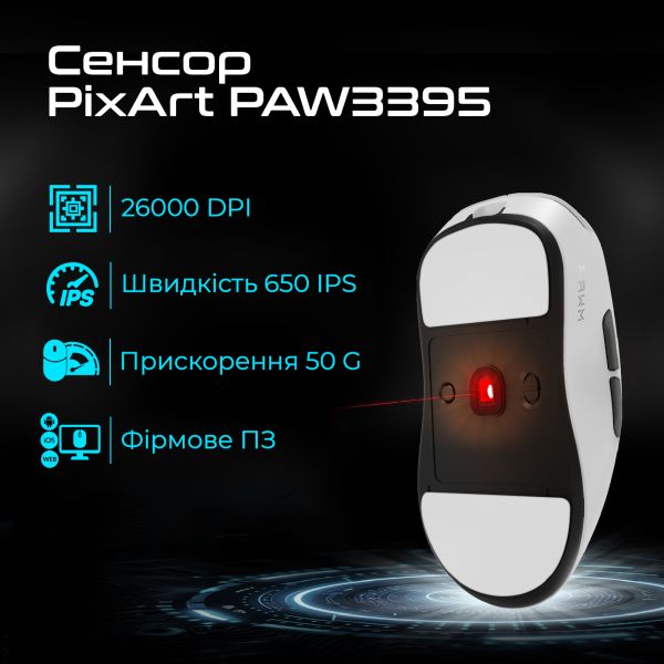 Миша бездротова RAWM ES21 Black