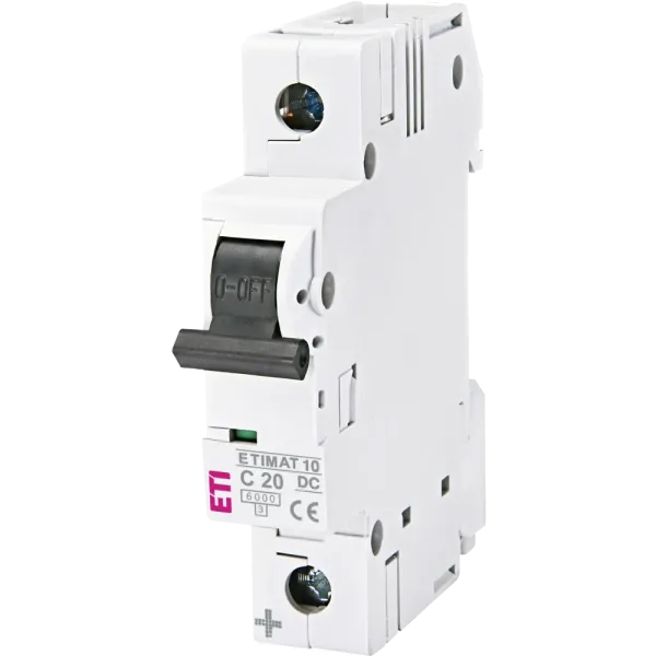 ЕТІ ETIMAT 10 DC 1p C 20A (6 kA) Автоматичний вимикач