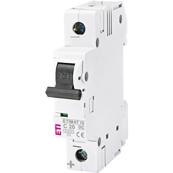 ЕТІ ETIMAT 10 DC 1p C 20A (6 kA) Автоматичний вимикач