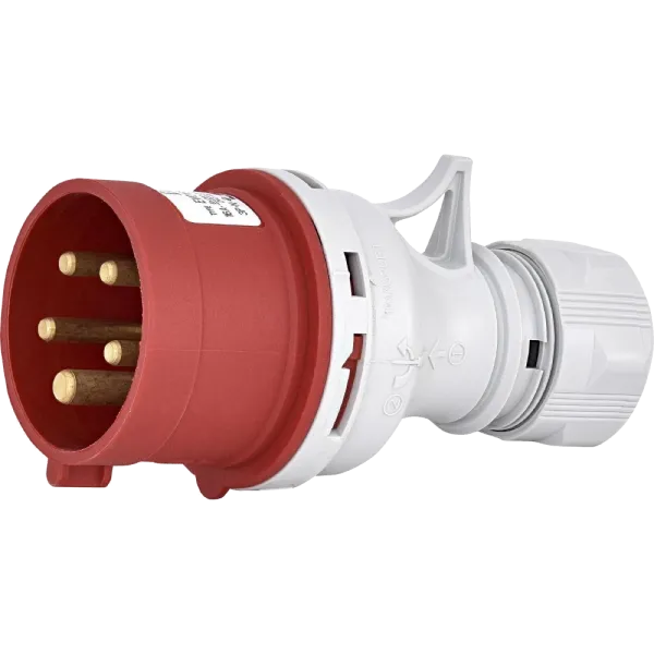 ЕТІ EV-3253 IP44 32A 400V 3P+N+PE Вилка кабельна