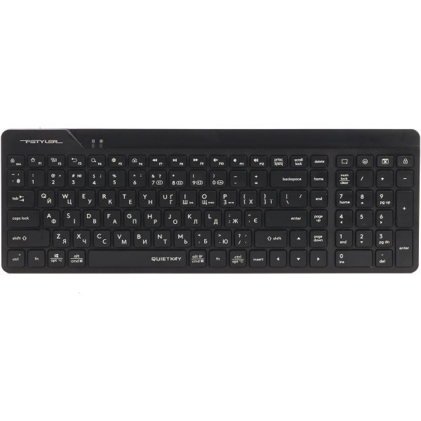 Клавіатура бездротова A4Tech FBK23 AS Black