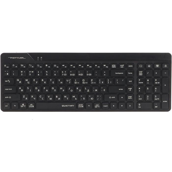 Клавіатура бездротова A4Tech FBK23 AS Black