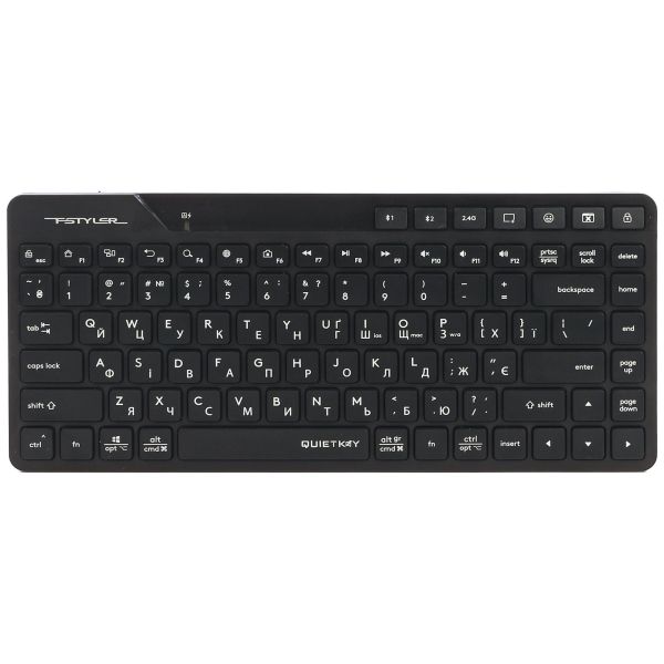 Клавіатура бездротова A4Tech FBK26C AS Black