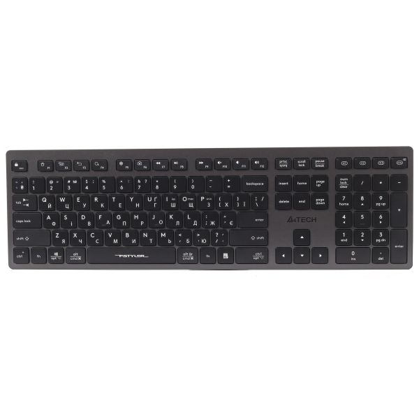 Клавіатура бездротова A4Tech FBX50C Grey