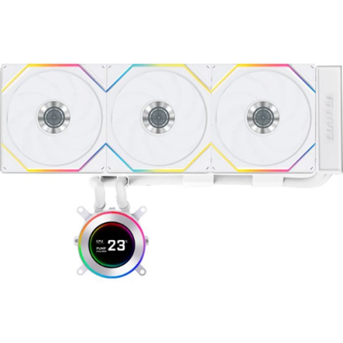 Система водяного охолодження Lian Li HydroShift II LCD-C 360TL White (G89.GHS2LCD36TW.00)