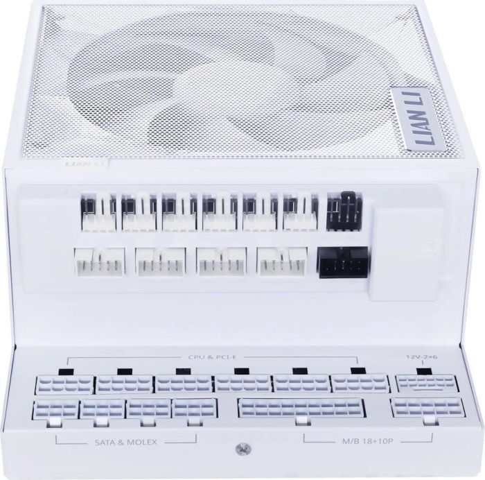 Блок живлення Lian Li Edge Gold 1200W White with Hub, EU Cord (G9P.EG1200G.WH00.EU)