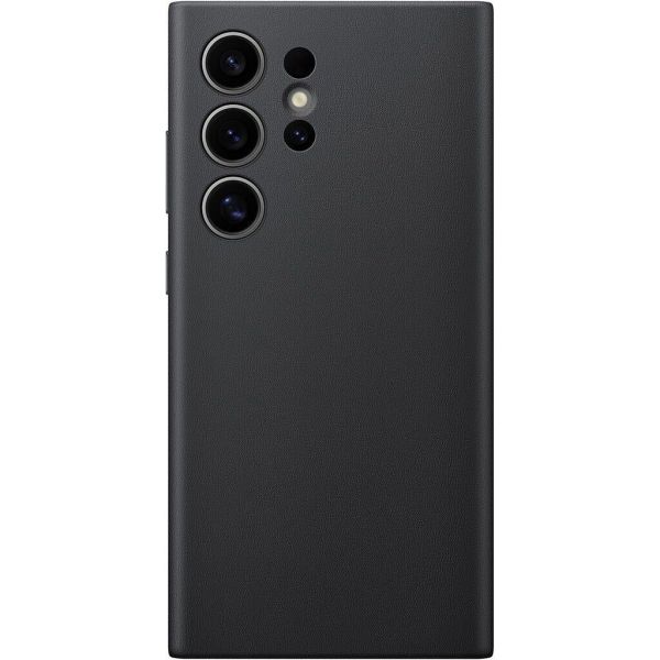 Чохол-накладка Samsung Vegan Leather Case для Samsung Galaxy S24 Ultra SM-S928 Black (GP-FPS928HCABW)