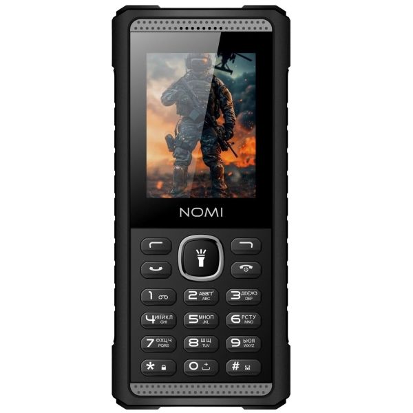 Мобiльний телефон Nomi i2420 Black-Grey