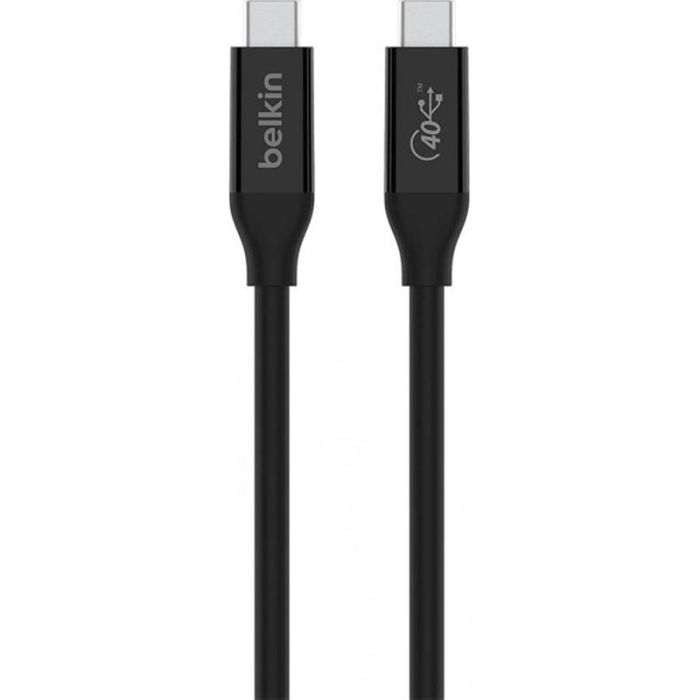 Кабель Belkin USB Type-C-USB Type-C (M/M), 40Gbps, 100W, 0.8 м, Black (INZ001BT0.8MBK)