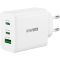 Мережевий зарядний пристрій J5create GaN USB-C 65W White (JUP3365E-EN)