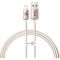 Кабель Baseus Crystal Shine USB - Lightning (M/M), 2.4A, 2 м Pink (CAJY001204)