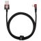 Кабель Baseus MVP 2 USB - Lightning (M/M), 2.4A, 1 м Black/Red (CAVP000020)