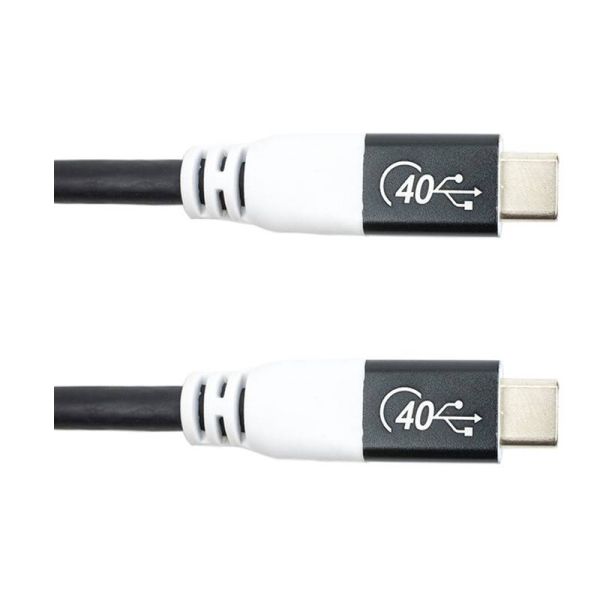 Кабель San Guan USB Type-C - USB Type-C (M/M) PD 100W, 40Gbps, 3 м Black (CA914135)