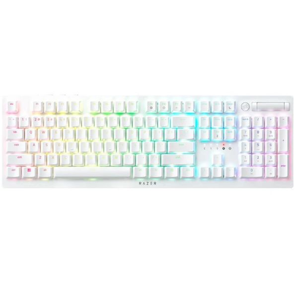 Клавіатура бездротова Razer DeathStalker V2 Pro Wireless Purple Switch ENG White (RZ03-04363500-R3M1)