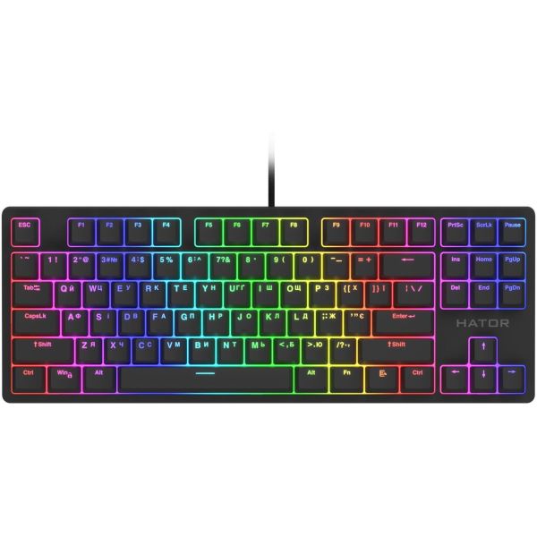 Клавіатура Hator Rockfall 2 Optica TKL Black (HTK-730)