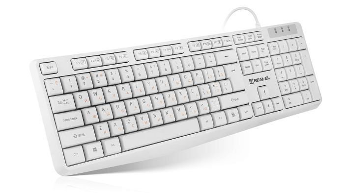 Клавіатура REAL-EL RK-513 White