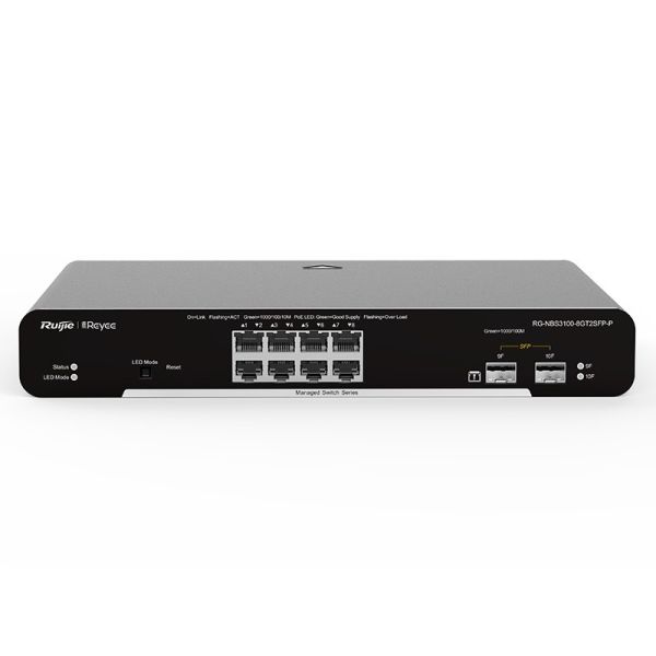 Комутатор Ruijie Reyee RG-NBS3100-8GT2SFP-P